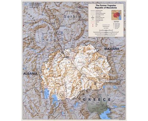 Mapas De Macedonia Colección De Mapas De Macedonia Europa Mapas