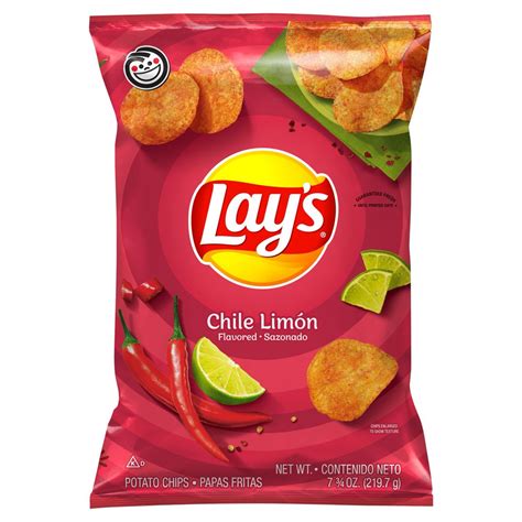 Lays Chile Limón Flavored Potato Chips 7 34 Oz