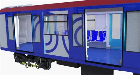 Moscow Metro Train 3d Model Cgtrader