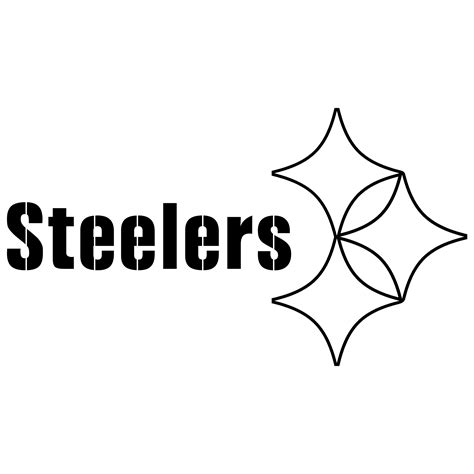Black And White Steelers Logo Logodix