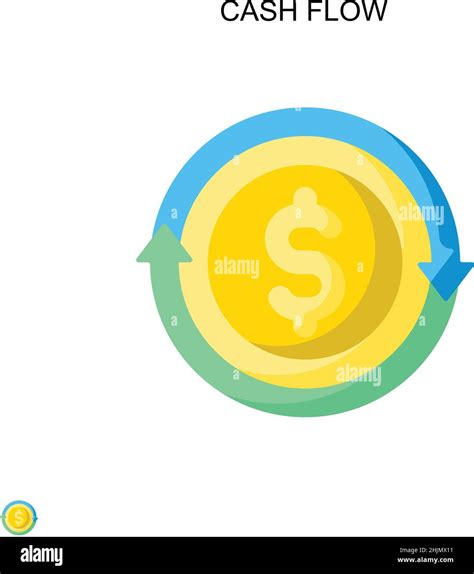 Cash Flow Simple Vector Icon Illustration Symbol Design Template For