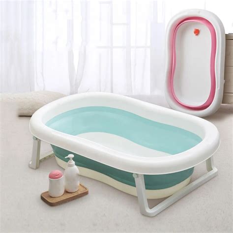 Easy Folding Baby Bath Tub Foldable Baby Shower Tubs With Non Slip