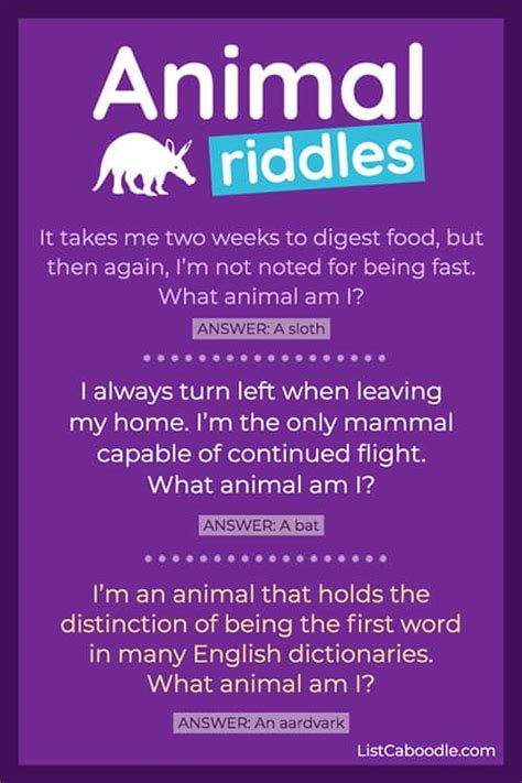 Top 154 Animal Riddles With Answers