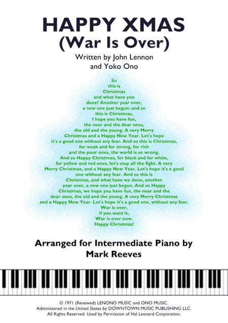 Happy Xmas War Is Over By John Lennon This Beautiful Christmas Song