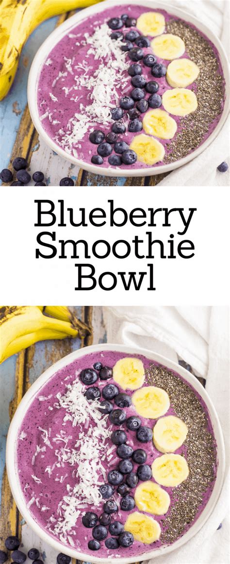 Blueberry Smoothie Bowl Recipe By Blackberry Babe