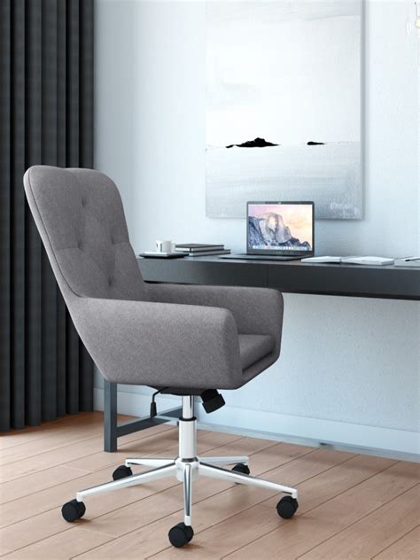 Fabric Office Chair Grey Bedford Computer Chair Aoc4482gry 121 Office