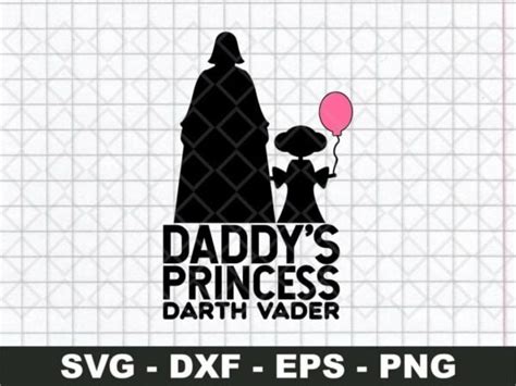 Darth Vader Daddy Princess Svg