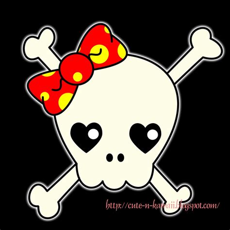 Add even number of teeth lines. Cute N Kawaii: How To Draw A Kawaii Skull