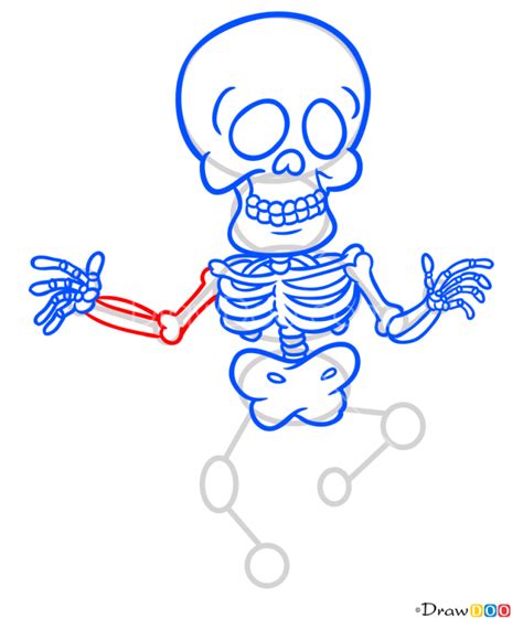 How To Draw Cartoon Skeleton Skeletons