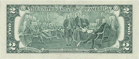 ‘liberating Two Dollar Bill Design Depicts Declaration Signing