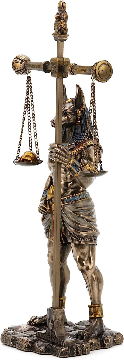 Buy Veronese Design 13 Anubis Weighing The Heart On Scale Resin