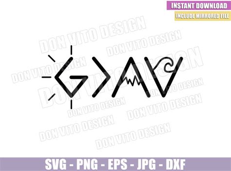 God Is Greater Symbol Svg Png God Is Greater Than The Highs And Lows