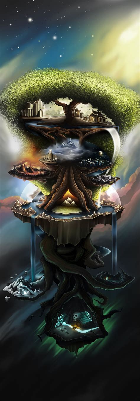 Images For Yggdrasil Tree Wallpaper Norse Myth The World Tree