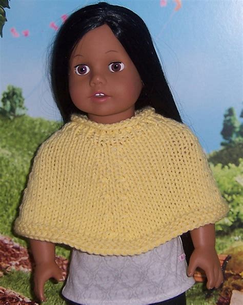 Ravelry Megans Matching Doll Poncho Pattern By Janice Helge