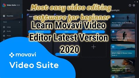 Movavi Video Editor Plus 2020 Tutorial Youtube