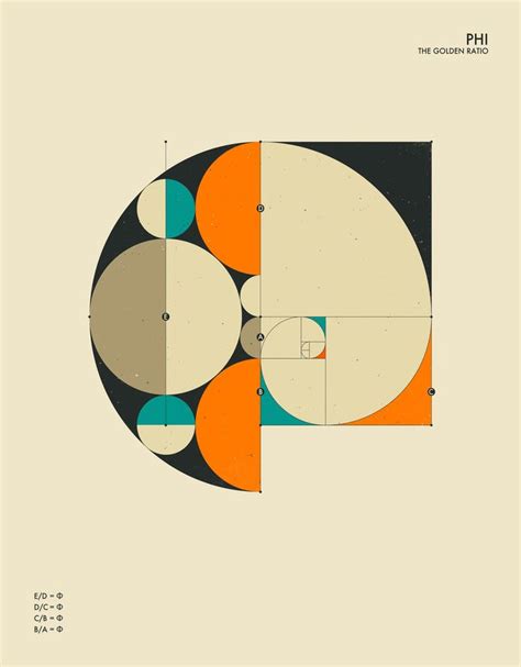 An Art Print With Different Shapes And Sizes