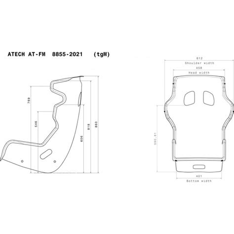 Rpm Atech Vtr Seat Med Fia 8855 2021 Revolution Racegear