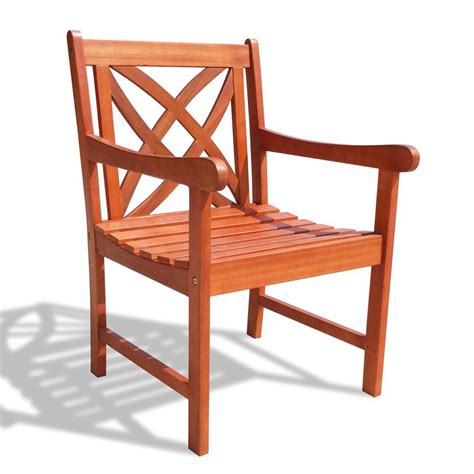 Patio furniture patio conversation sets patio dining sets fire pit patio sets hammocks adirondack chairs porch swings hanging chairs. Shop VIFAH Eucalyptus Patio Dining Chair at Lowes.com