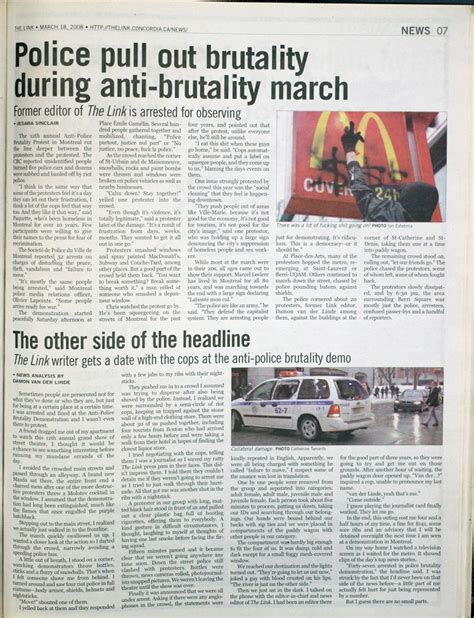Anti Police Brutality From The Archives The Link