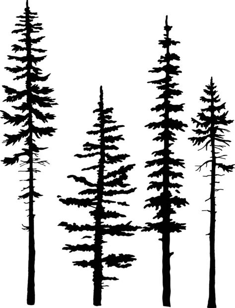 Pine Trees Digital Download Printable Instant Download Etsy Pine