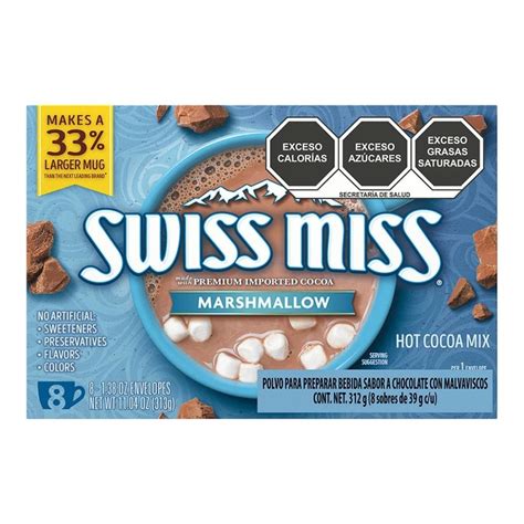 Chocolate En Polvo Swiss Miss Con Malvaviscos G Walmart