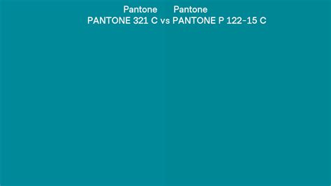Pantone 321 C Vs Pantone P 122 15 C Side By Side Comparison