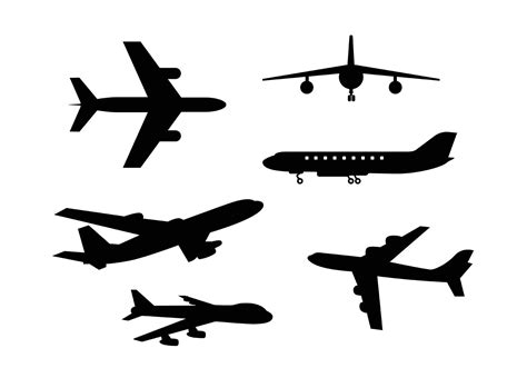 Free Vector Plane Icons 86658 Vector Art At Vecteezy