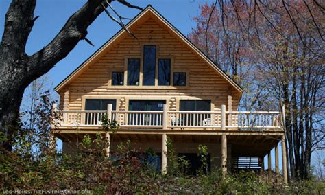 Walkout or daylight basement house plans are designed for house sites with a sloping lot, providing the benefit of building a home designed with a basement to open to the backyard. Log Home Plans with Walkout Basement Open Floor Plans Log ...