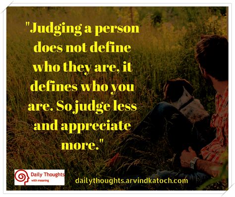 Daily Thought With Meaning Judging A Person Does Not Define Who They