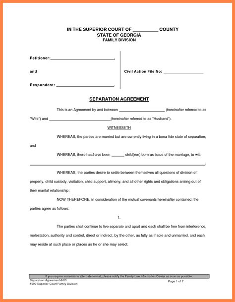 This is a step by step guide for anyone considering a do it yourself divorce in massachusetts. 6+ divorce papers ga | Marital Settlements Information