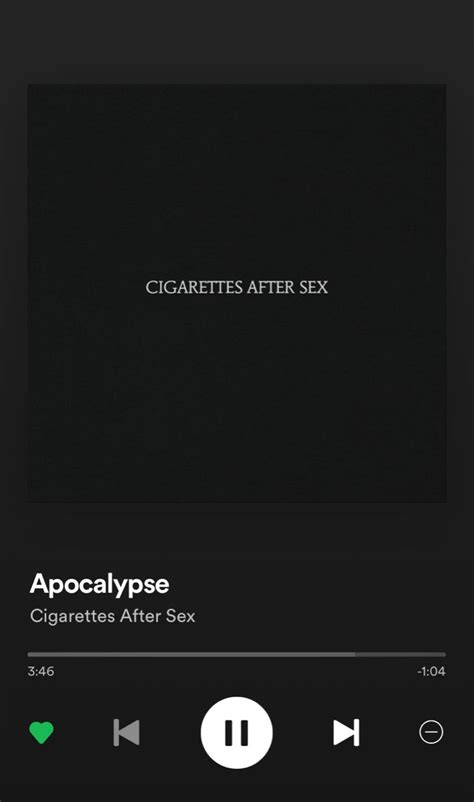 Apocalypse Cigarettes After Sex Chords Telegraph
