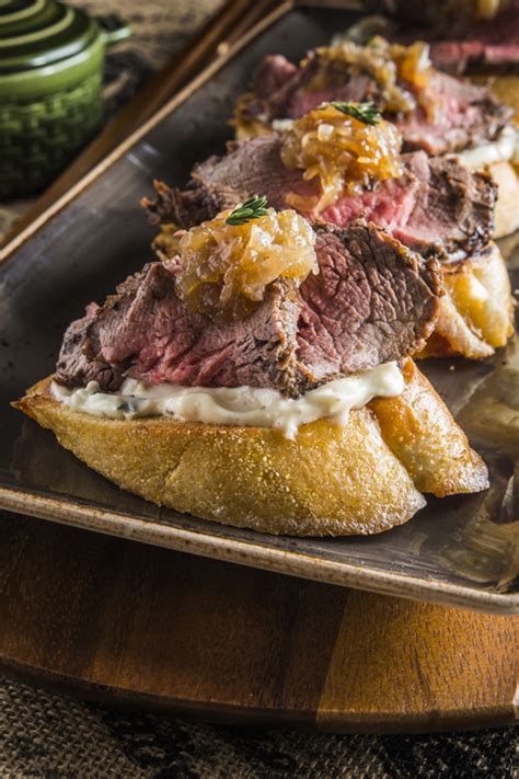 Pair it with oven roasted vegetables and finish the whole thing with a simple sage brown butter sauce for a meal to remember. Holiday Steak Bruschetta | Wishes and Dishes