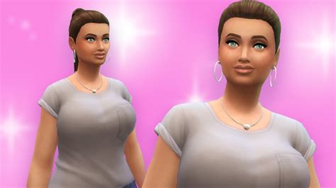 Create A Sim Curvy Base Game Beauty The Sims 4 No Cc Youtube