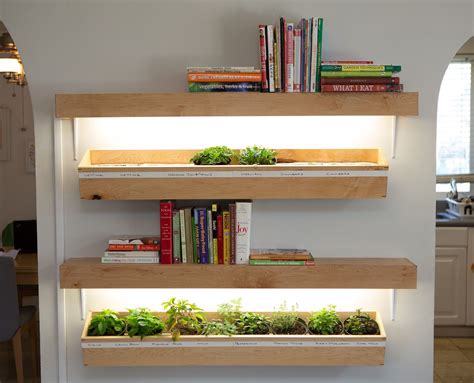 Ge grow light led with advanced red light spectrum for flowers and fruit is designed to fit your plant's growth stage. Indoor Planter / Bookshelf | Indoor planter box, Indoor grow lights, Indoor planters