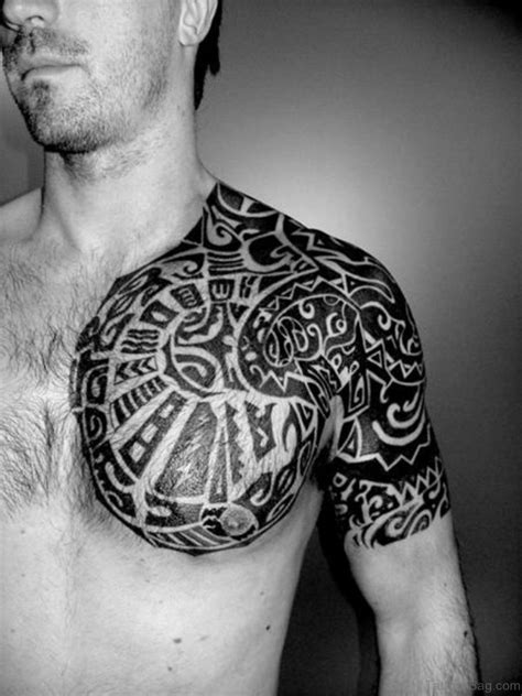 61 Stylish Tribal Tattoos On Chest
