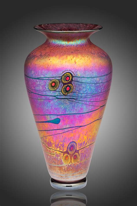 currents murrini vase by david lindsay art glass vase artful home glass art blown glass