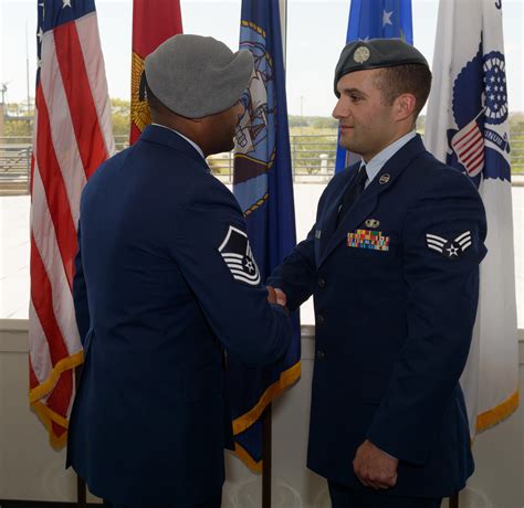 335th Trs Student Receives Gray Beret Keesler Air Force Base