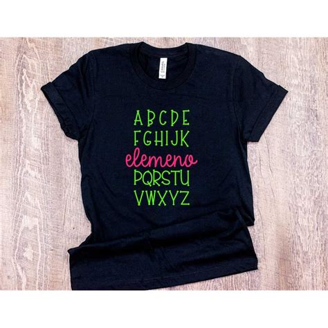 teacher shirt elemeno lmno alphabet abc s tee t shirt t sh inspire uplift