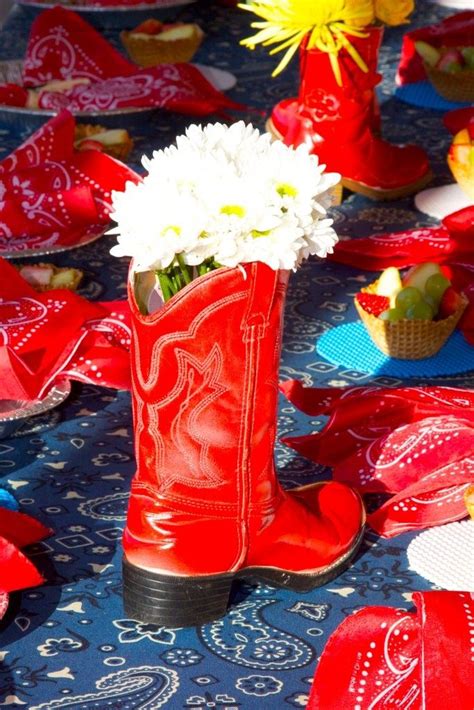 Western Wedding Boot Centerpiece Exactly What I Plan On Doing With