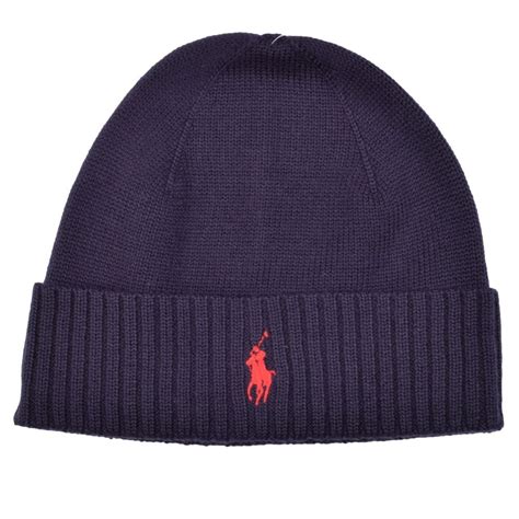 Polo Ralph Lauren Polo Ralph Lauren Blue Beanie Hat Men From