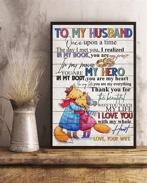 Maybe you would like to learn more about one of these? Perfect Gifts For Husband - To My Husband Poster | Gifts ...