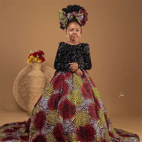 African Girl Clothingafrican Princess Dress Long African Etsy