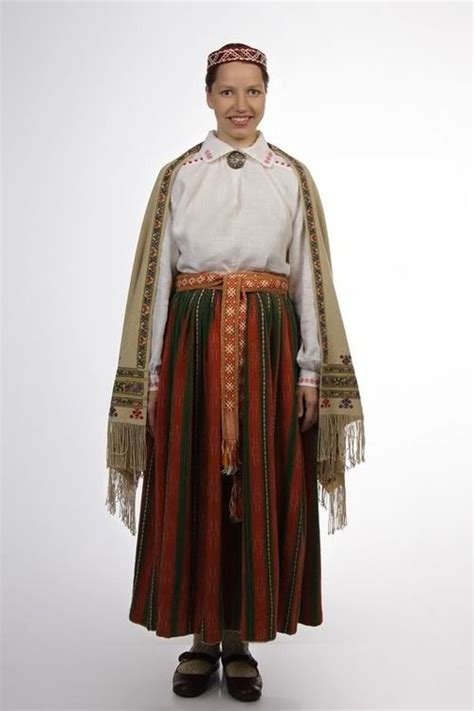 National Costume Selija Region Latvia Art Costume Folk Costume