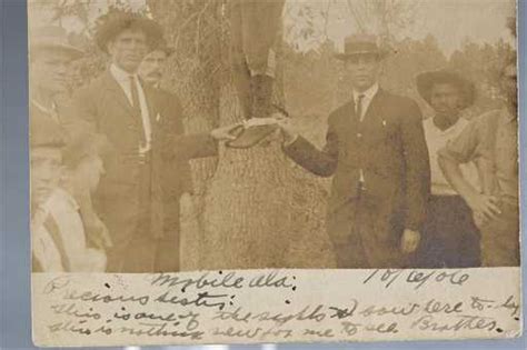 Lynching Real Photo Postcard Mailed Oct 1906