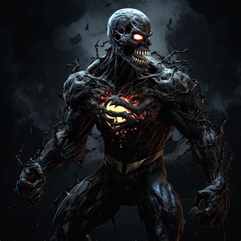 Symbiote Black Superman — Artificialmatt