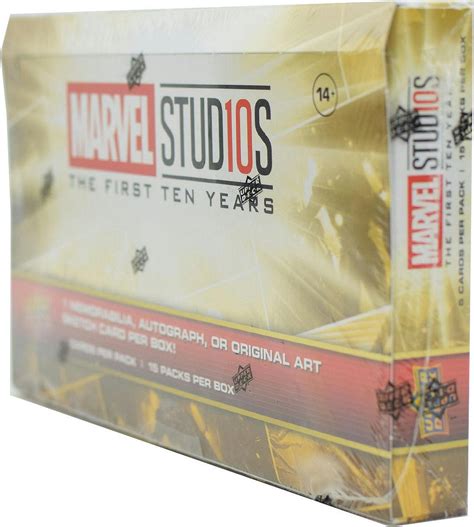 Marvel Cinematic Universe 10th Anniversary Trading Cards Box Upper