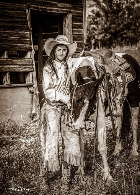 Cowgirl And Ranch Horse By Kim Robbins Cowgirl Gathering 2023