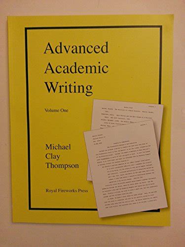 Advanced Academic Writing Vol 1 Student Manual Advanced Academic