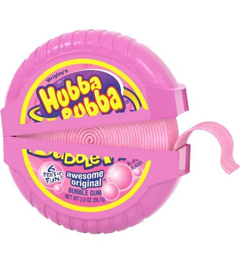 Hubba Bubba Original Bubble Chewing Gum Tape 2 Ounce Pack Of 2