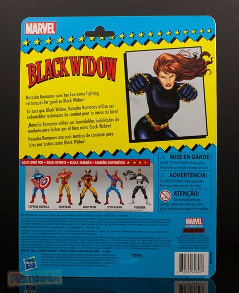 Hasbro Marvel Legends Vintage Series Black Widow Review Preternia